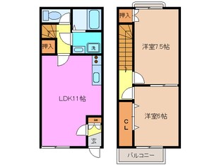 久居駅 徒歩25分 1階の物件間取画像